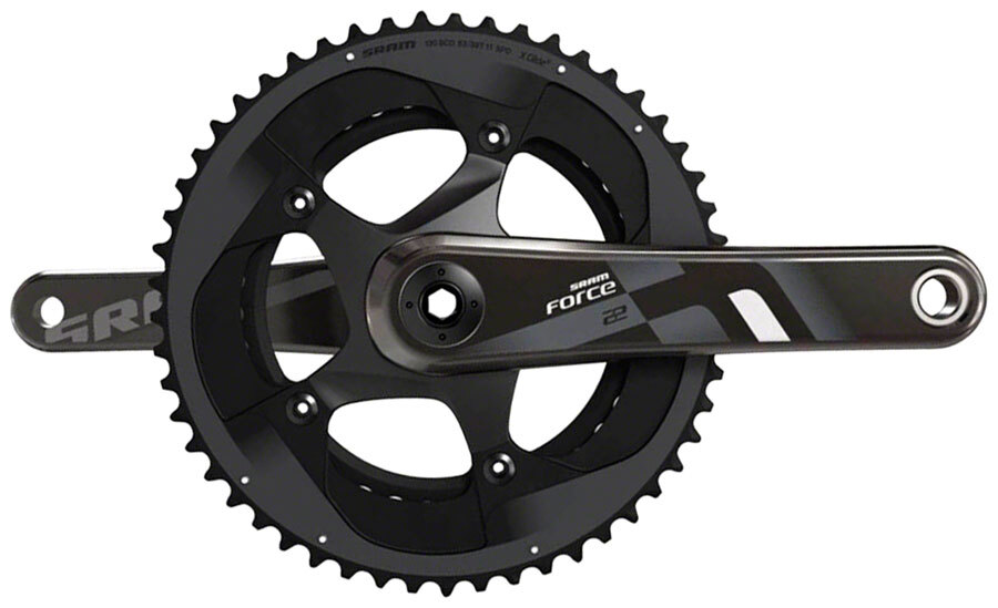 Шатунный вал SRAM Force 22 диаметром 172,5 мм, 11-ступенчатый шпиндель 53/39 t 130 BCD GXP