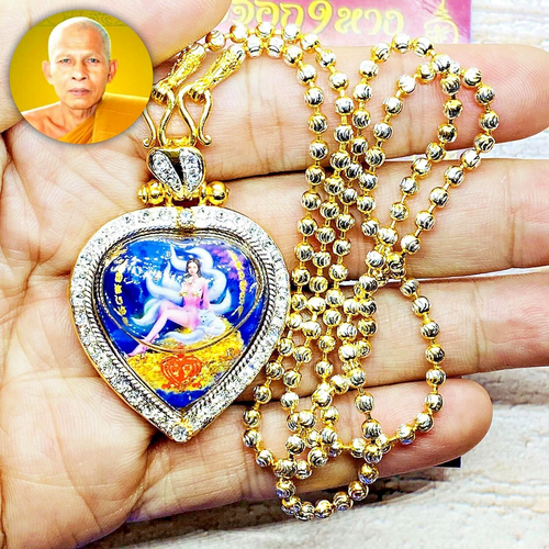 Herz Schwanz Fuchs Dame Attraktion Öl Geld Magic Kb Bang Be2566 Thai Amulett 17911 - Bild 1 von 8