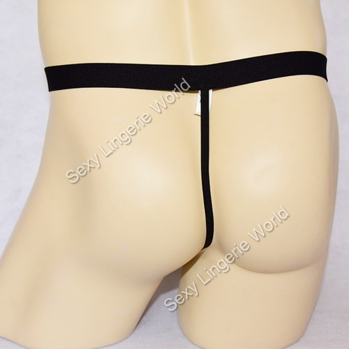 Hombres Ropa Interior Cremallera Pene Tanga Sexy Bolsa Frontal Abierta Malla Imitación Cuero Cuerdas - Imagen 38 de 79