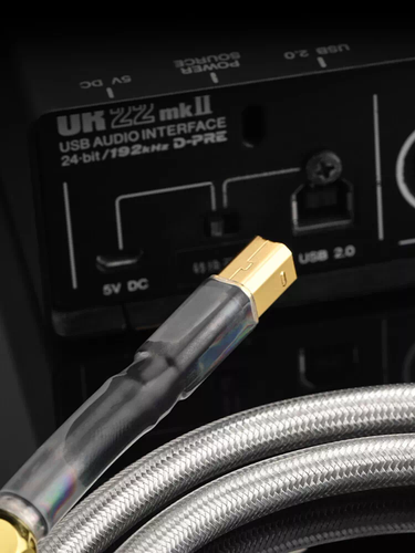 Silver Plated USB Cable Type A to Type B Signal Data Cord Interconnect for DAC - Picture 8 of 11
