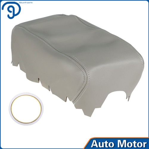 Leather Center Console Lid Armrest Breathable Soft For 11-19 Dodge Durang Gray - Bild 9 von 24