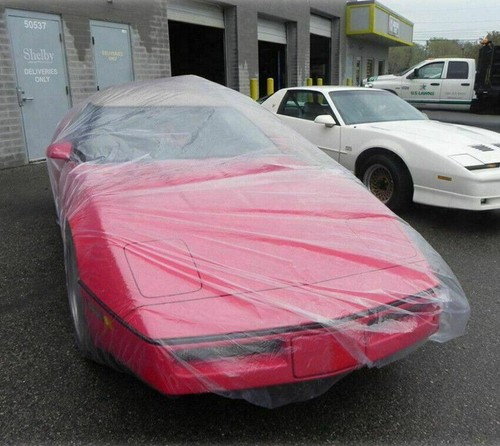 10x Clear Plastic emporary Universal Disposable Car Cover Waterproof Dust Garage - Picture 5 of 8