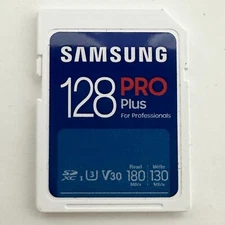 Samsung PRO Plus 128GB SDXC Full Size SD Card Class 10 U3 MB-SD128S/AM