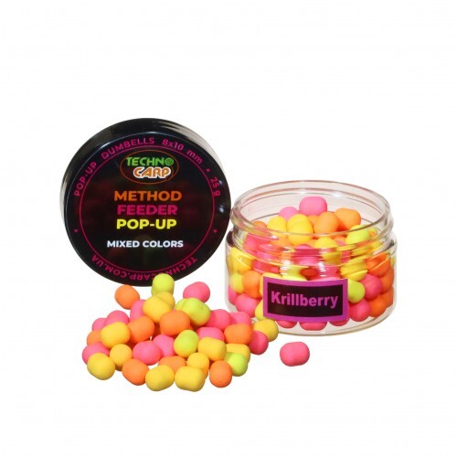 TECHNOCARP Mini Pop-Up 8*10mm Pop Up Method Feeder Colors Mix CARP FISHING - Picture 4 of 10
