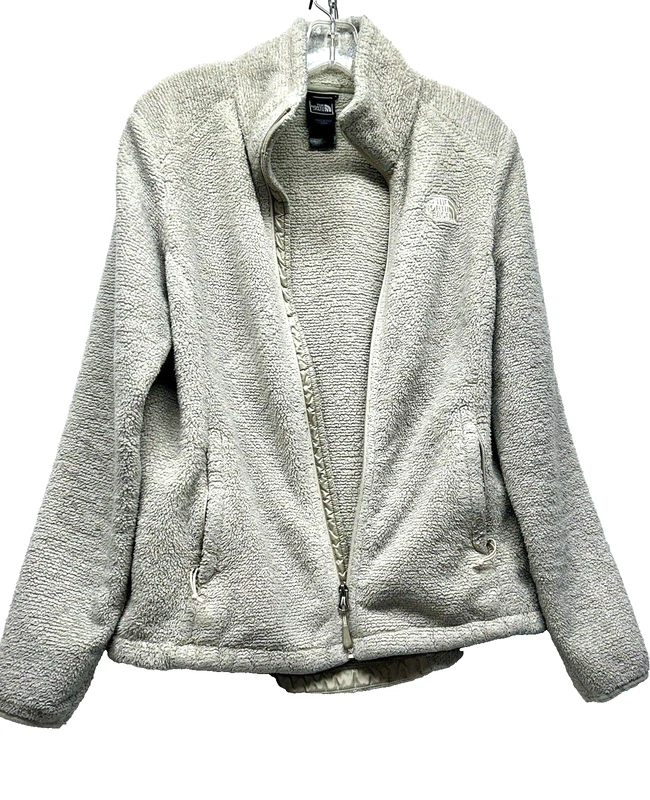 north-face full zip polyester fleece jacket