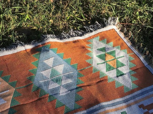 Native Indian Navajo Tribal Cotton Sofa Decor Throw Blanket Camping Picnic Rug - Bild 2 von 7