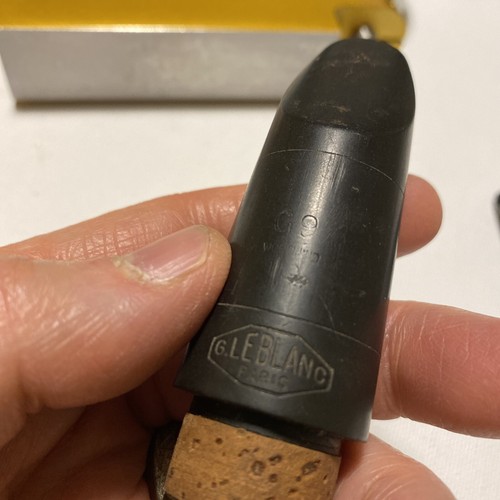 G Leblanc Bb Soprano Clarinet Mouthpiece from Sol Yaged’s Estate 1.08 mm 3L G9 - Picture 7 of 12
