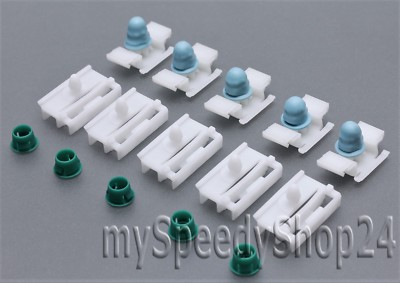 40x Klammer Zierlesten Clips Seitenschweller mit Tülle M-Technic für BMW E36 3er