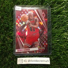 Dennis Rodman 2023-24 Panini Phoenix #142 Red Cracked Ice