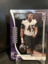 2019 Panini Absolute Rookie Jaylon Ferguson Baltimore Ravens #142