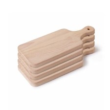 4 Packs 9" x 5 1/2" Small Wood Serving/Cutting Board Charcuterie Boards Woode...