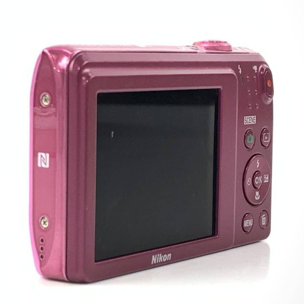 Nikon COOLPIX S3700 Compact Digital Camera pink 20.1MP Built