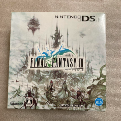 美品 ニンテンドーDS LITE ファイナルファンタジーIII 特別仕様 Final Fantasy III Crystal Edition Nintendo DS Lite Japan FF3