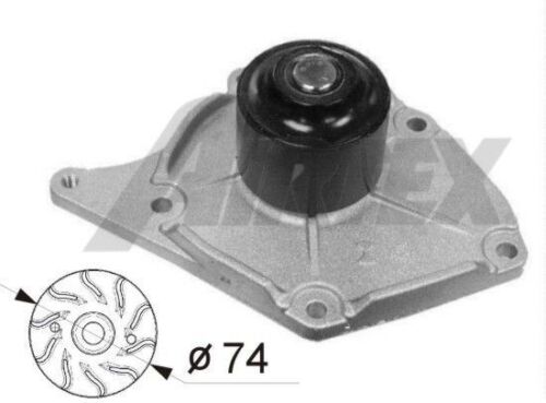Airtex Water Pump for Renault Clio dCi 65 1.5 October 2001 to December 2005