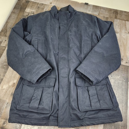 Vintage LL Bean size XL Quilted Lined Gore-tex Insulated Wool Polyester Jacket - Picture 1 of 10