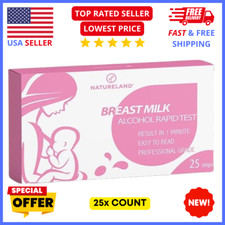 Breast Milk Alcohol Test Strips 25ct   Safe, Accurate for Nursing Moms