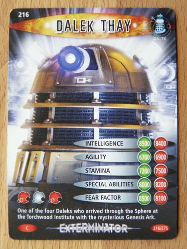 DOCTOR WHO Battles In Time Trading Cards EXTERMINATOR 1 to 273 COMMON & RARE BBC - Picture 111 of 140