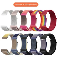 Nylon Wrist Strap Watch Band For Samsung Galaxy Watch 4 5 40/44mm Classic 42/46