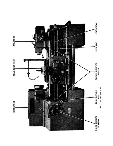 American Tool Lathe Parts Manual for Sizes: 14"B, 16"C, 20"D, 20"E, 25"F. *2 - Picture 3 of 8