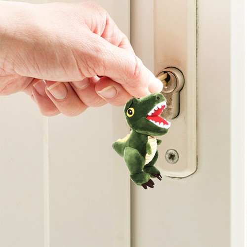 Bolso de Felpa Dije Llavero Mujer Mochila Cartera Para Niños Dinosaurio Muñeca - Imagen 3 de 12