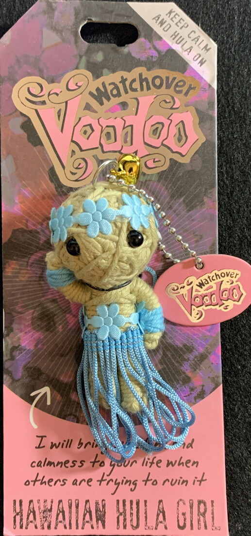 Watchover VOODOO Collectible String Doll Keychain New on