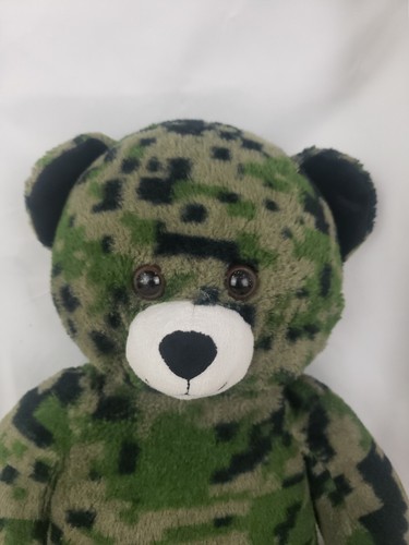 2015 Build A Bear Workshop Camouflage Teddybär Plüschtier BAB Spielzeug - Bild 3 von 10