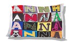 ANNA Personalized Pillowcase featuring the name photos of sign letters
