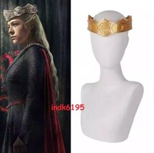 House of the Dragon Season Rhaenyra Targaryen Queen Crown Helmet Cosplay Prop