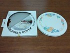 VTG Abundance Corelle Reston Enamel Stove Top Burner Cover 1 COVER 10" NIP