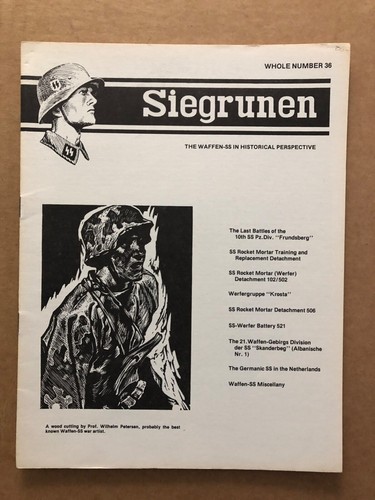 Vintage SIEGRUNEN the Waffen-SS in Historical Perspective Magazine #36