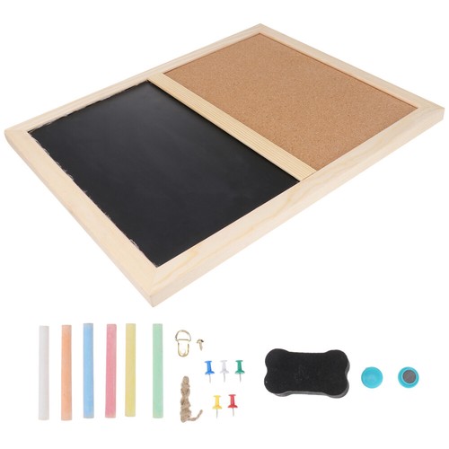 Smooth Wooden Frame Wooden Bulletin Board Wood Bulletin Board School - Picture 2 of 12