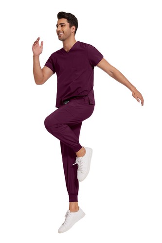 Unisex NiaaHinn Medical Scrub Dentist Hospital Uniform Scrub Set -V-Neck Jogger - Picture 43 of 110
