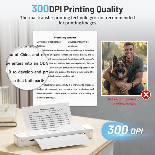 A4 Printer Copy thermal Printer Phomemo P831 HPRT MT800 Brother HP Canon lot - Bild 14 von 41