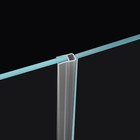 Glass Door Side Seal Strip 100 Inch Frameless Shower Door Side Sweep for 3/8