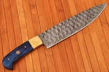 Damascus steel High Speed Steel Santoku 7” Multipurpose Japanese Chefs Knife