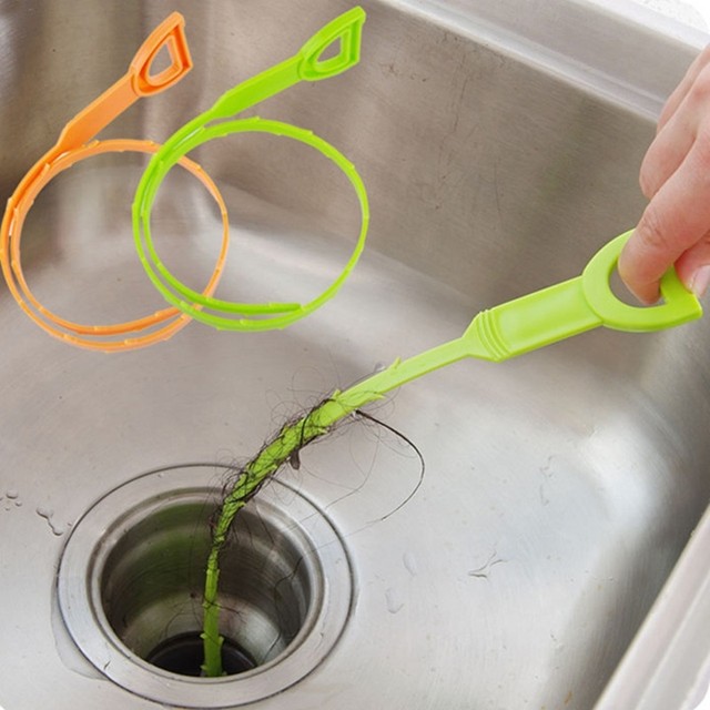 Pipe Blockage Cleaner Bathtub Drain Clog Unclog Hair Removal Hooks Barb Tool Aus