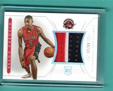 2014 National Treasures RC Worn-Patch BRUNO CABOCLO no.RM-BC Raptors #37/99
