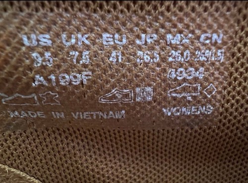 Timberland Ortholite Tillston Womens High Heel Wheat Lace Up Boots Sz 9.5 A199F - 第 5/10 張圖片