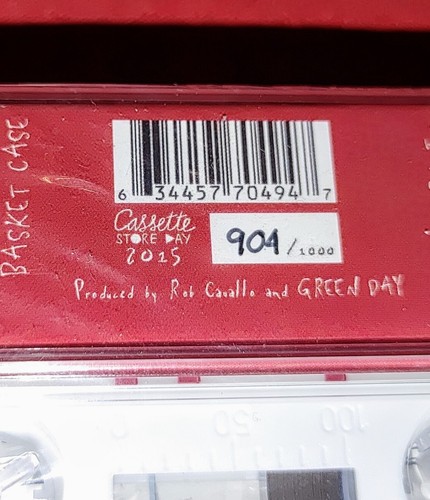 *SUPER RARE* Sealed Green Day Dookie Cassette Tape White 2015 RSD #904 / 1000 - Picture 4 of 4