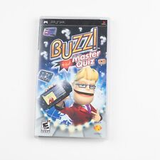 Buzz Master Quiz (Sony PSP, 2008) - Complete CIB - Tested Working