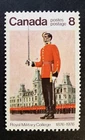 Stamps Canada Mint: #693vi 8c Military College "red thread" variety VF MNH