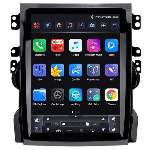 12.4" Apple Carplay Android Auto Navigation SWC For Chevrolet Malibu 2009-2015