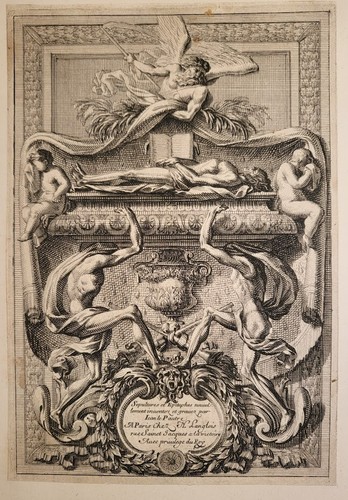 Jean Le Pautre - Tombeaux, mausolées, sépultures et épitaphes - XVIIe s. - Foto 7 di 9