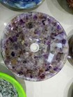 Amethyst Wash Basin / Amethyst Counter Top Sink / Stone Round Kitchen