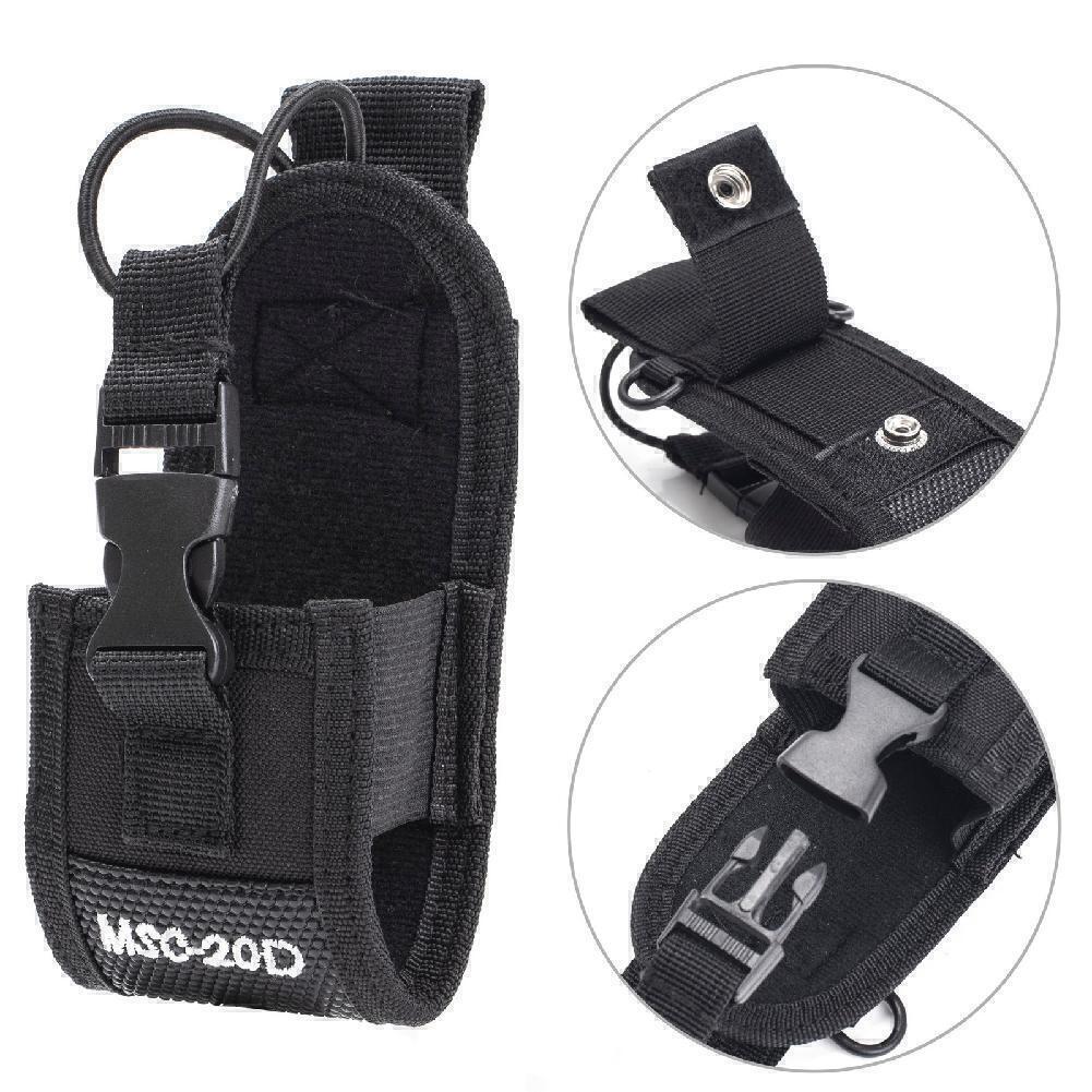 MSC-20D Nylon Pouch Bag Holster Carry Case For BaoFeng UV-5R UV-9R BF-888S Radio