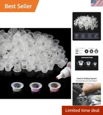 9MM Tattoo Pigment Cups - Disposable Ink Caps with Spill-Proof Design