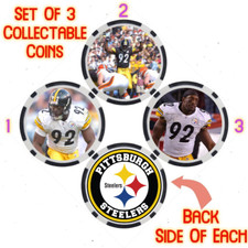 JASON GILDON - LEGENDARY STEELERS FOOTBALL PLAYER - COLLECTABLE COIN SET