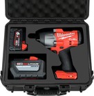 Impact and Torque Wrench Case - Waterproof Hard Tool Box for Milwa