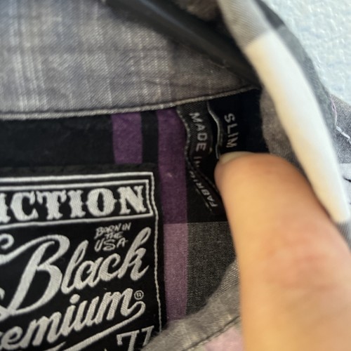 Affliction Black Premium Limited Edition Men’s M Slim Fit Long Sleeve Shirt - Picture 7 of 11