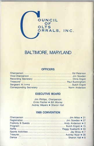 24ª Convención Anual del Consejo de Colts Corrals 1990 Ocean City Maryland - Imagen 2 de 2